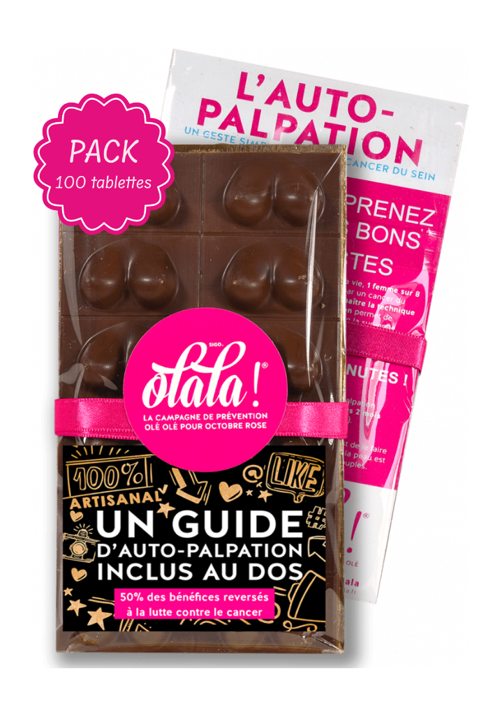 Pack 100 Tablettes Olala ! et guide d'Auto-palpation